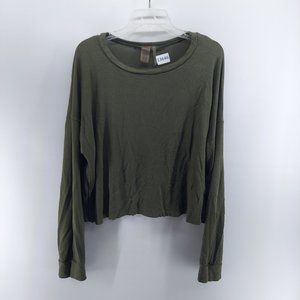 lulus green sweatshirt women size large